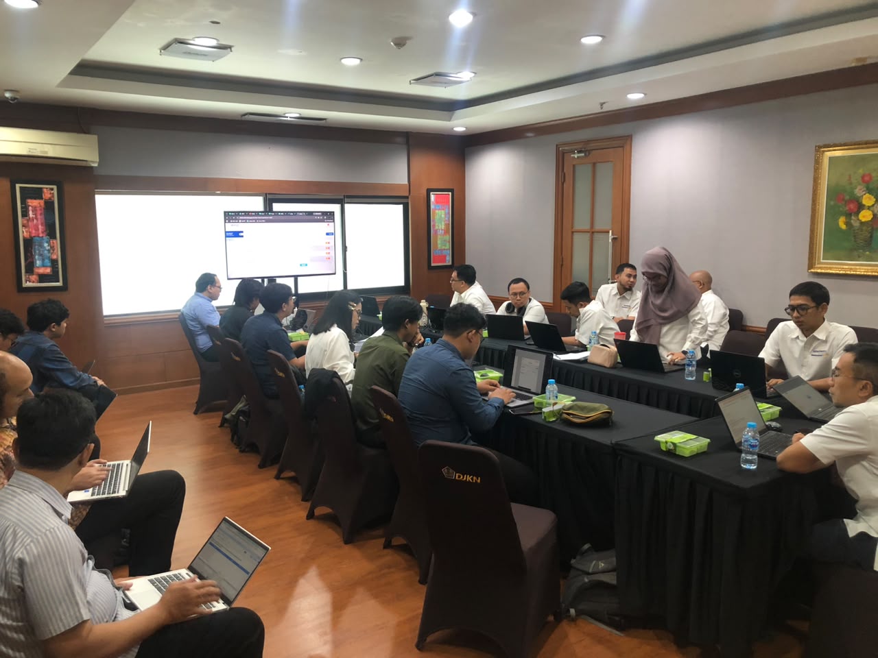 Auction system walkthrough with government and engineering teams